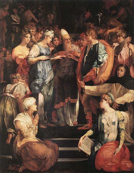 Rosso Fiorentino Marriage of the Virgin oil painting image